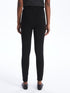 LC Waikiki Women's Extra Narrow Fit Plain Tights with Elastic Waist